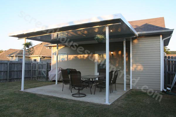 Aluminum Patio Covers | Flat Pan Aluminum Awning Kits | USA