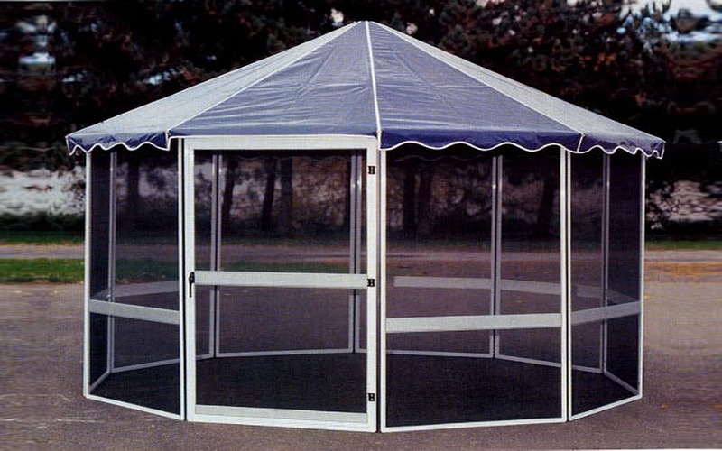 Soft Top Gazebo Kits Octagonal Screen, Patio Tent Enclosures