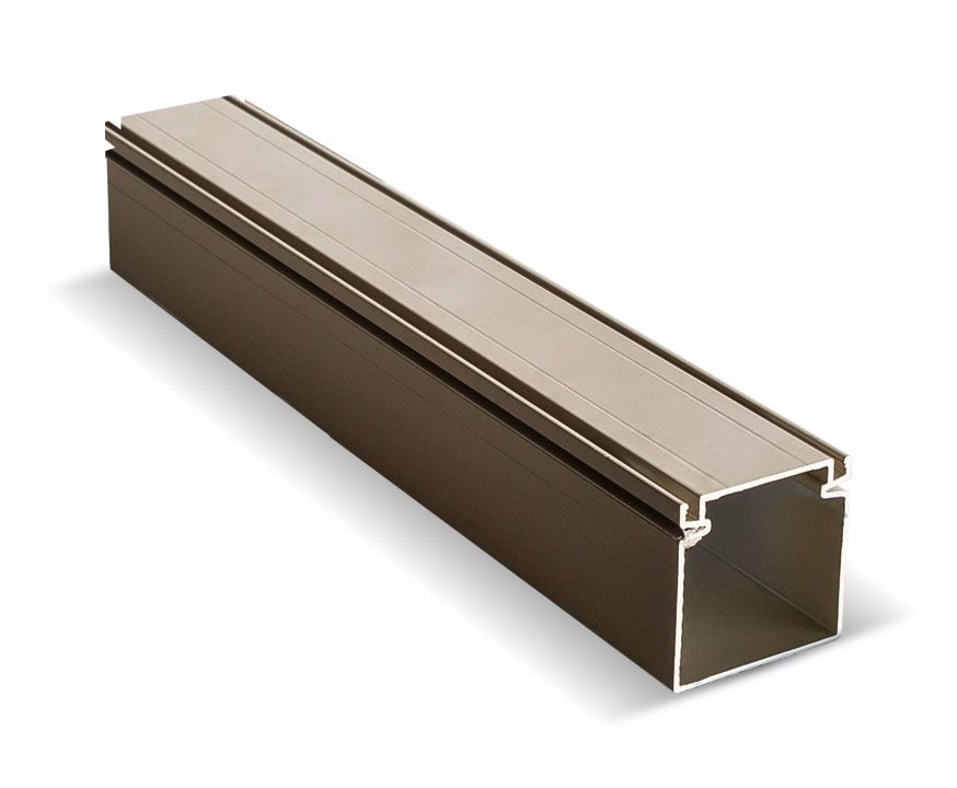 Tan aluminium frame extrusion