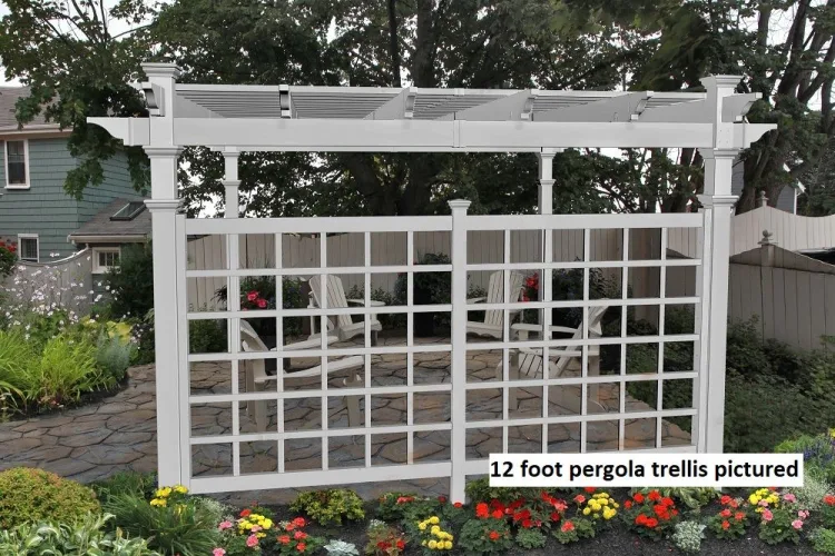 Pergola Privacy Trellis