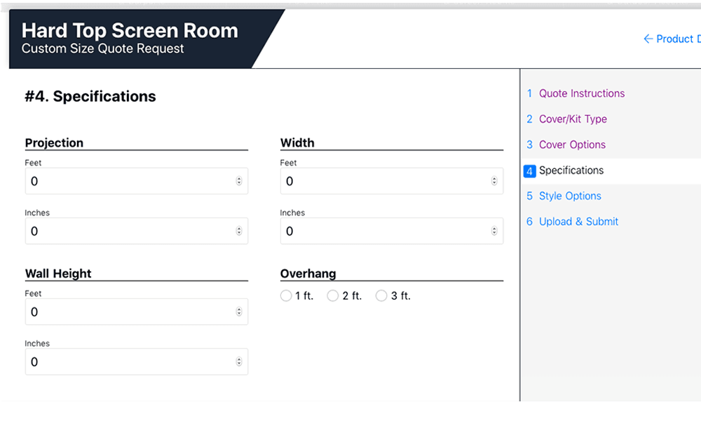 Custom Sizes & Quotes