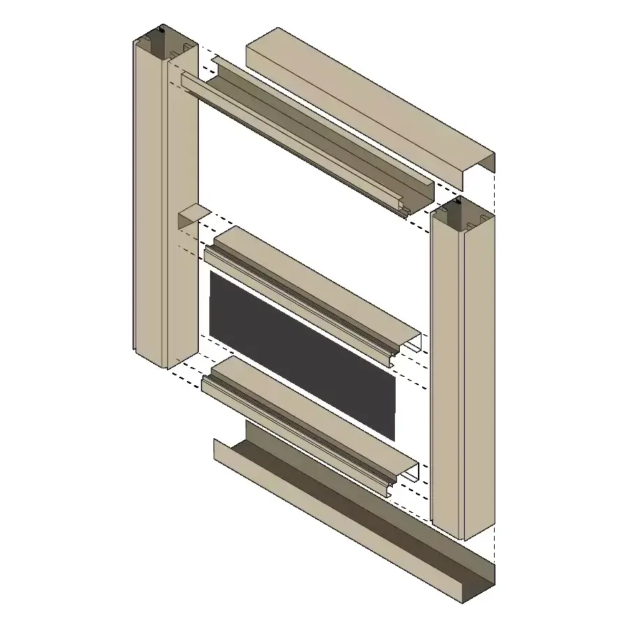2x2 Aluminum Screen Frame